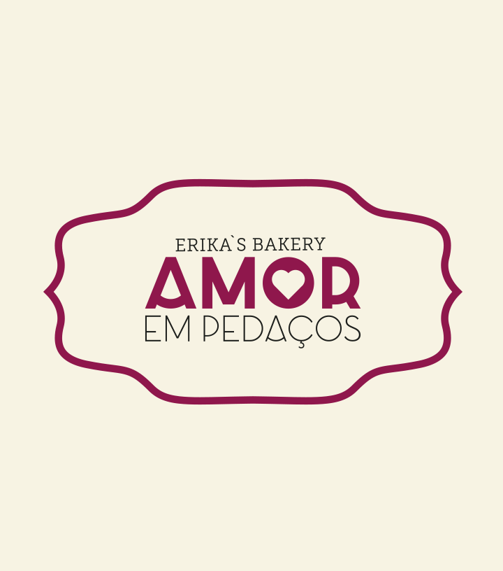 Logo AMor em pedaoes Erikas Bakery